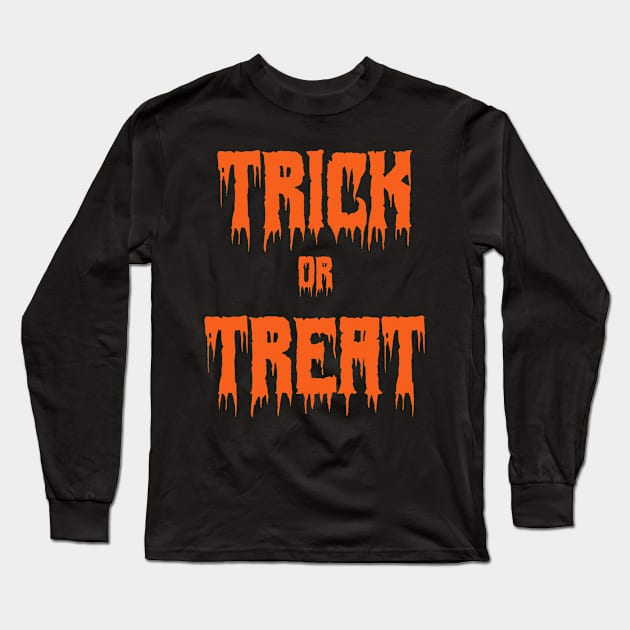 trick or treat Long Sleeve T-Shirt by FNO